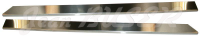 Stainless steel polished door sill cover set, unmarked, 911 + 911 Turbo (74-98)